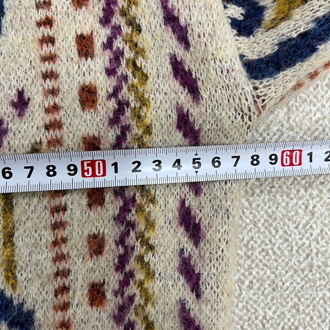 [실측확인] 빈티지 에스닉 패턴 니트 스웨터 0107M1 상품이미지5