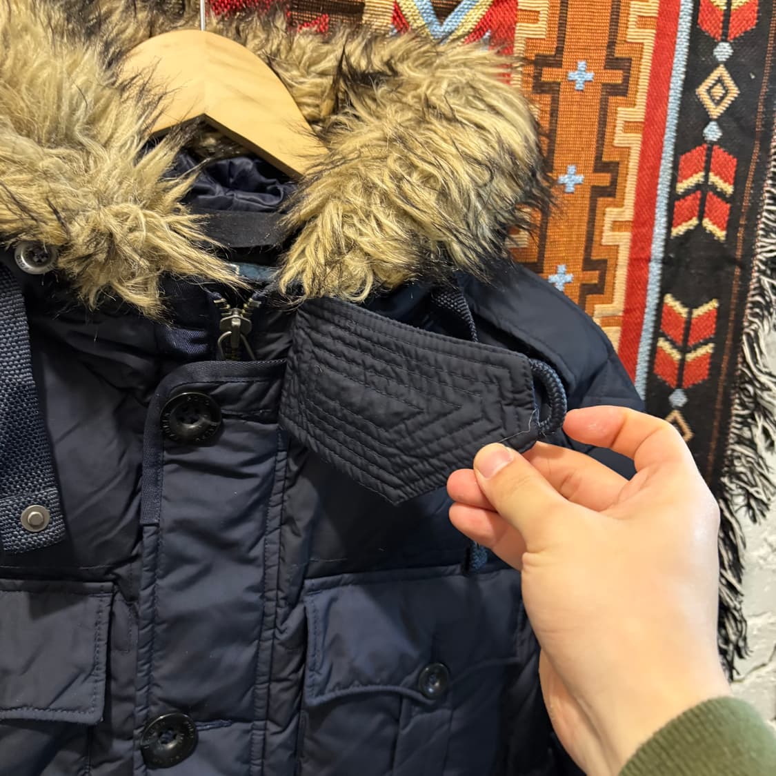 폴로 랄프로렌 빈티지 덕 다운 퍼 후드 패딩자켓 상품이미지8