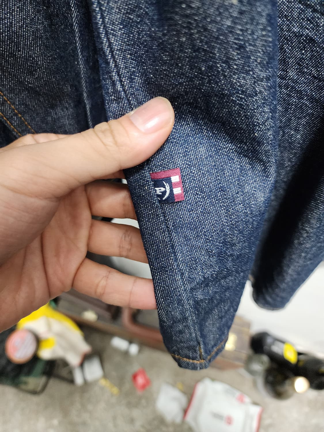 PHAT PARM 팻팜 올드스쿨 오버핏 청셔츠 상품이미지4