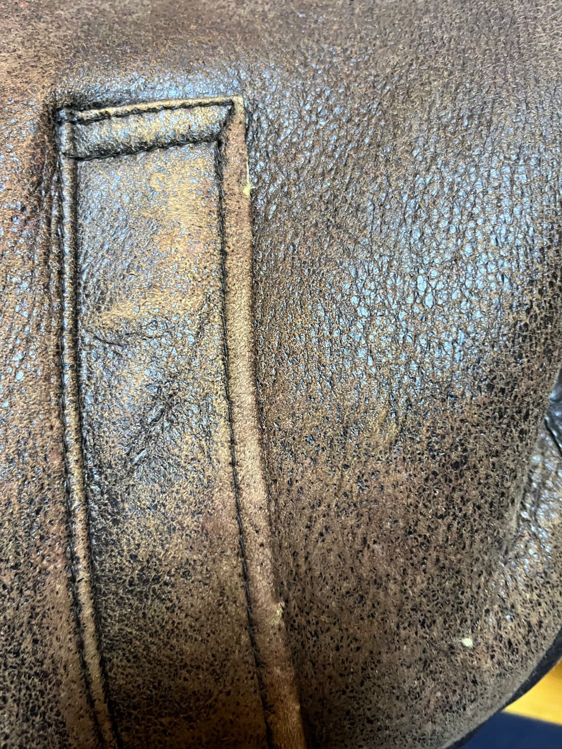 b-3 무스탕 메이드인이탈리아 110 사이즈 상품이미지6