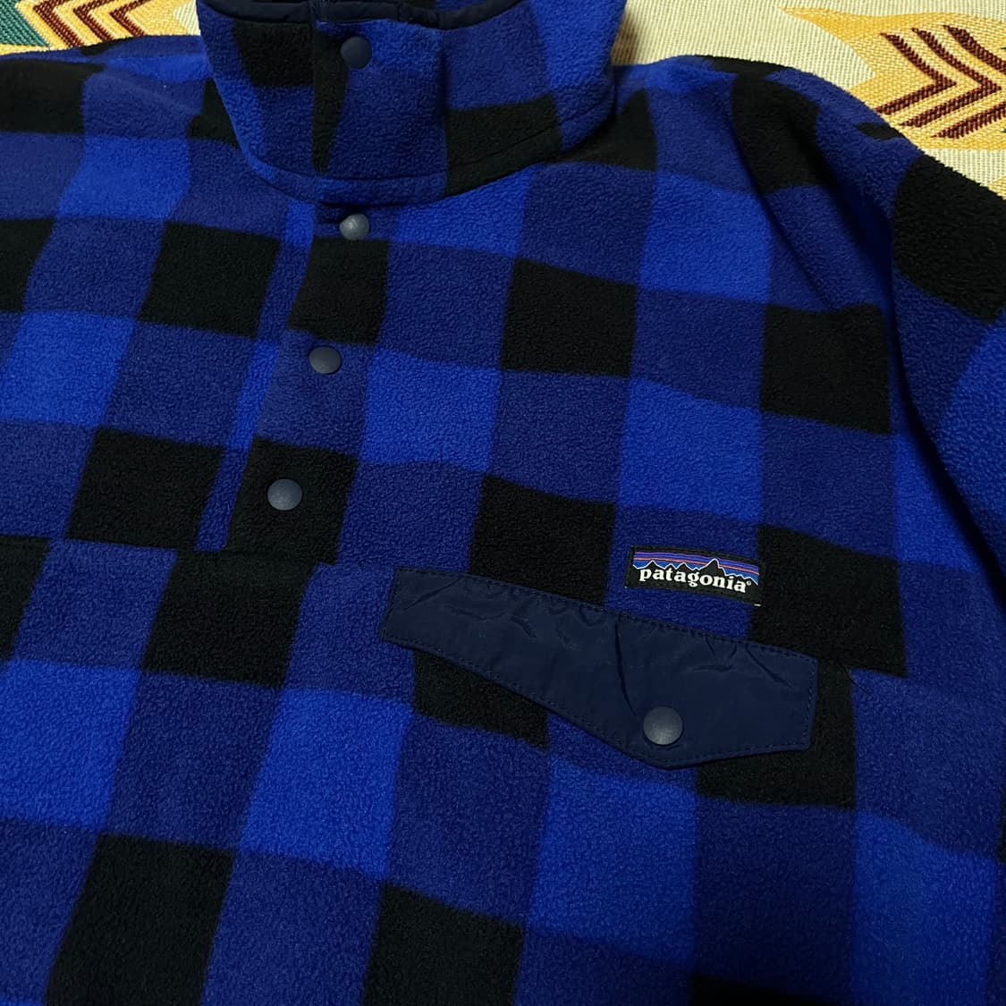 파타고니아 버팔로 체크 신칠라 스냅티 M 상품이미지3