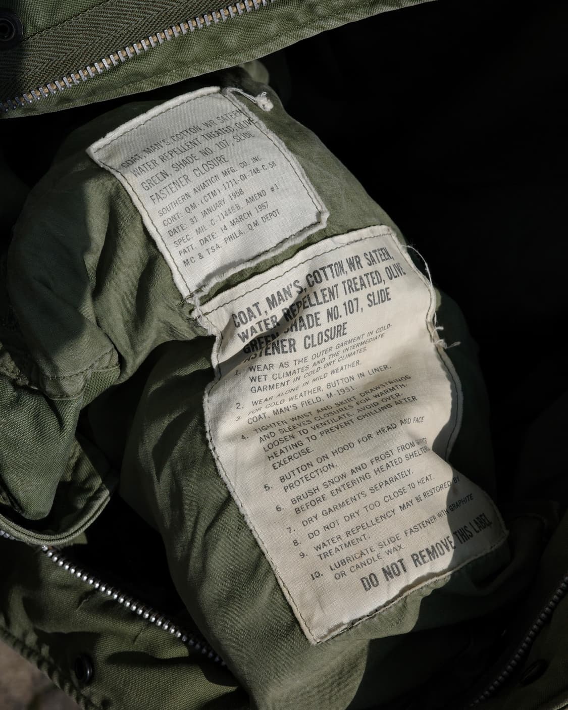 50s usarmy m51 필드자켓 상품이미지7