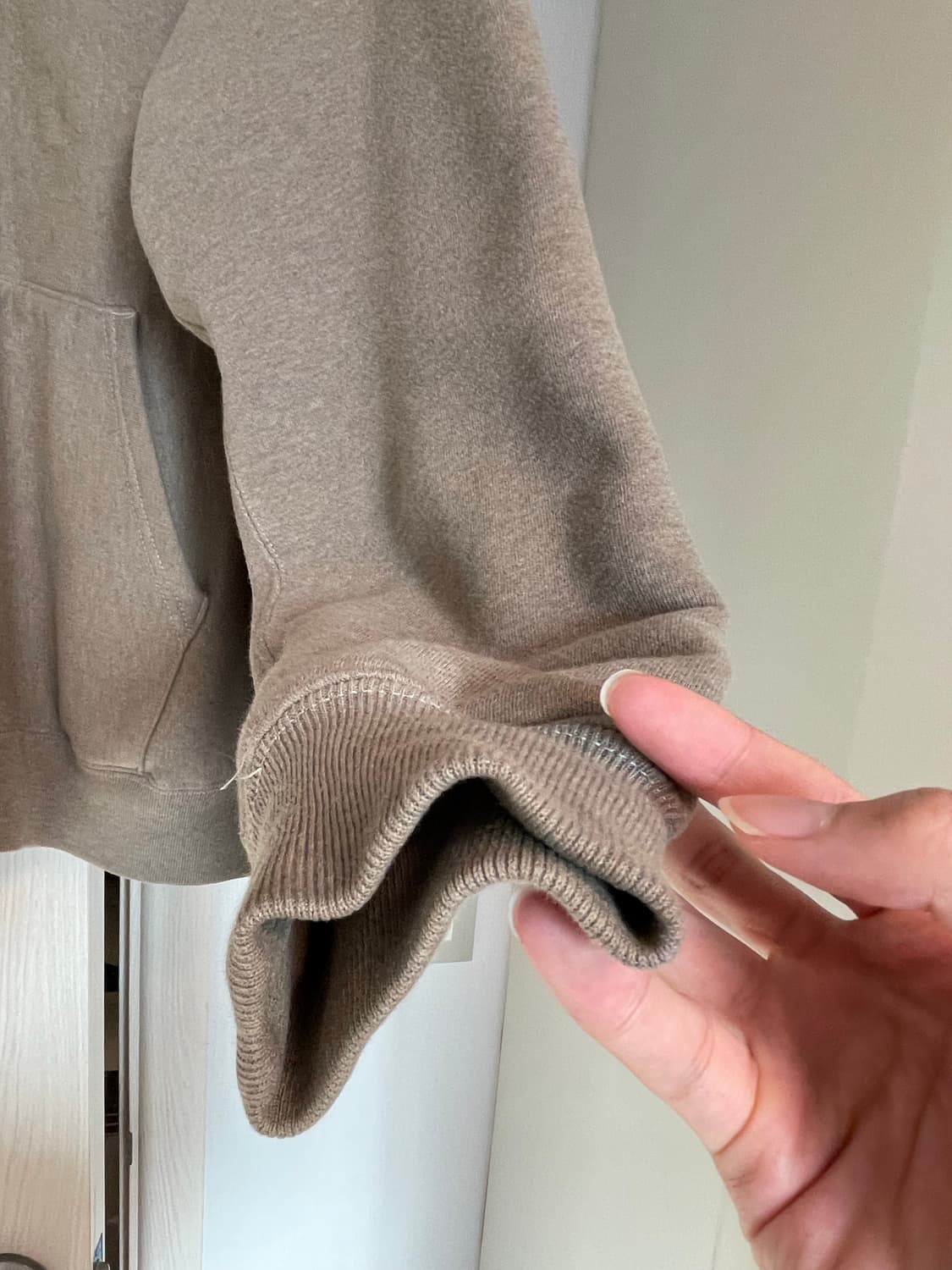 카키스 후드집업 세이지 3사이즈 상품이미지3