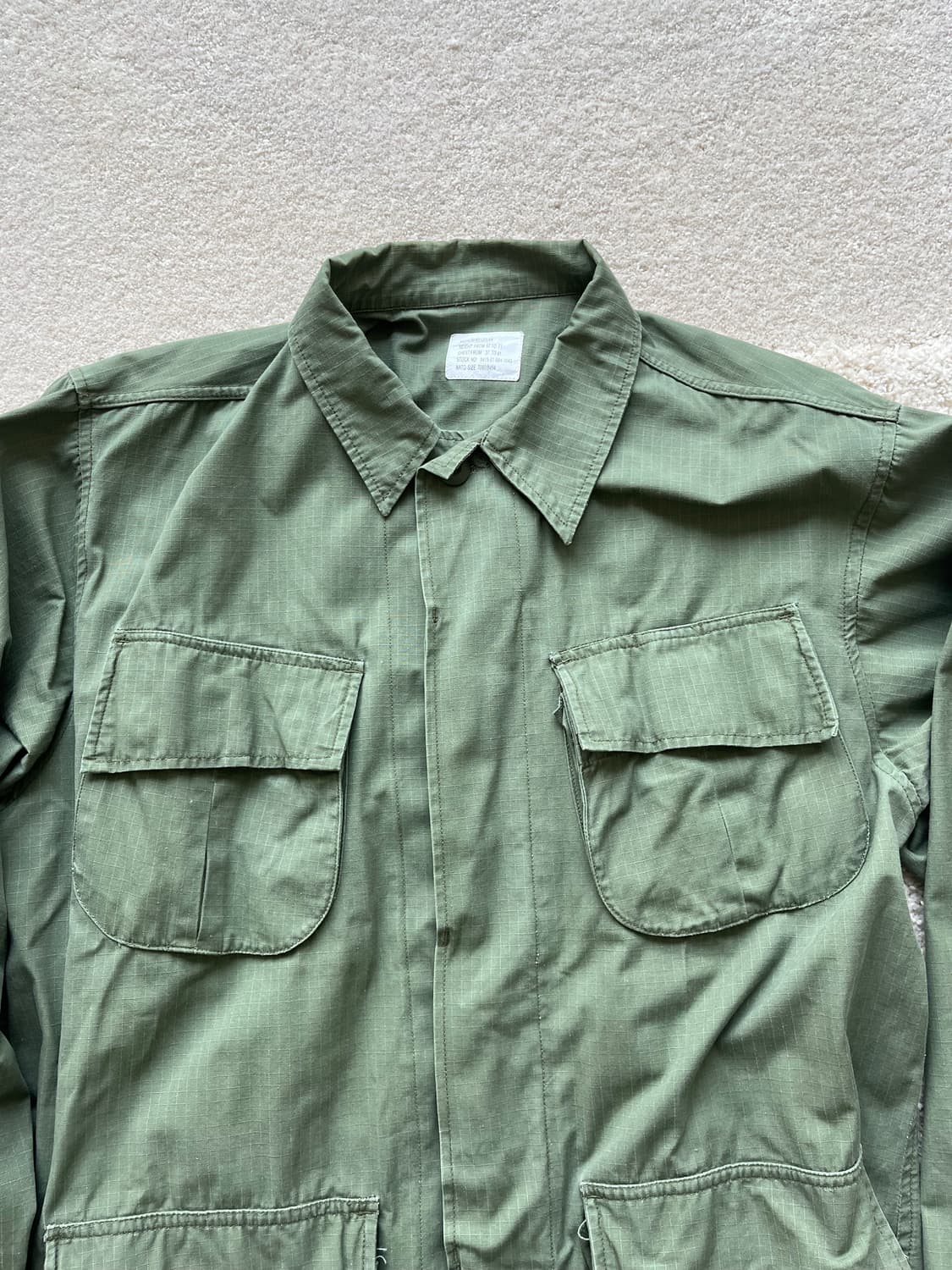 US Military 오리지날 정글 립스탑 자켓(103-105) 상품이미지5