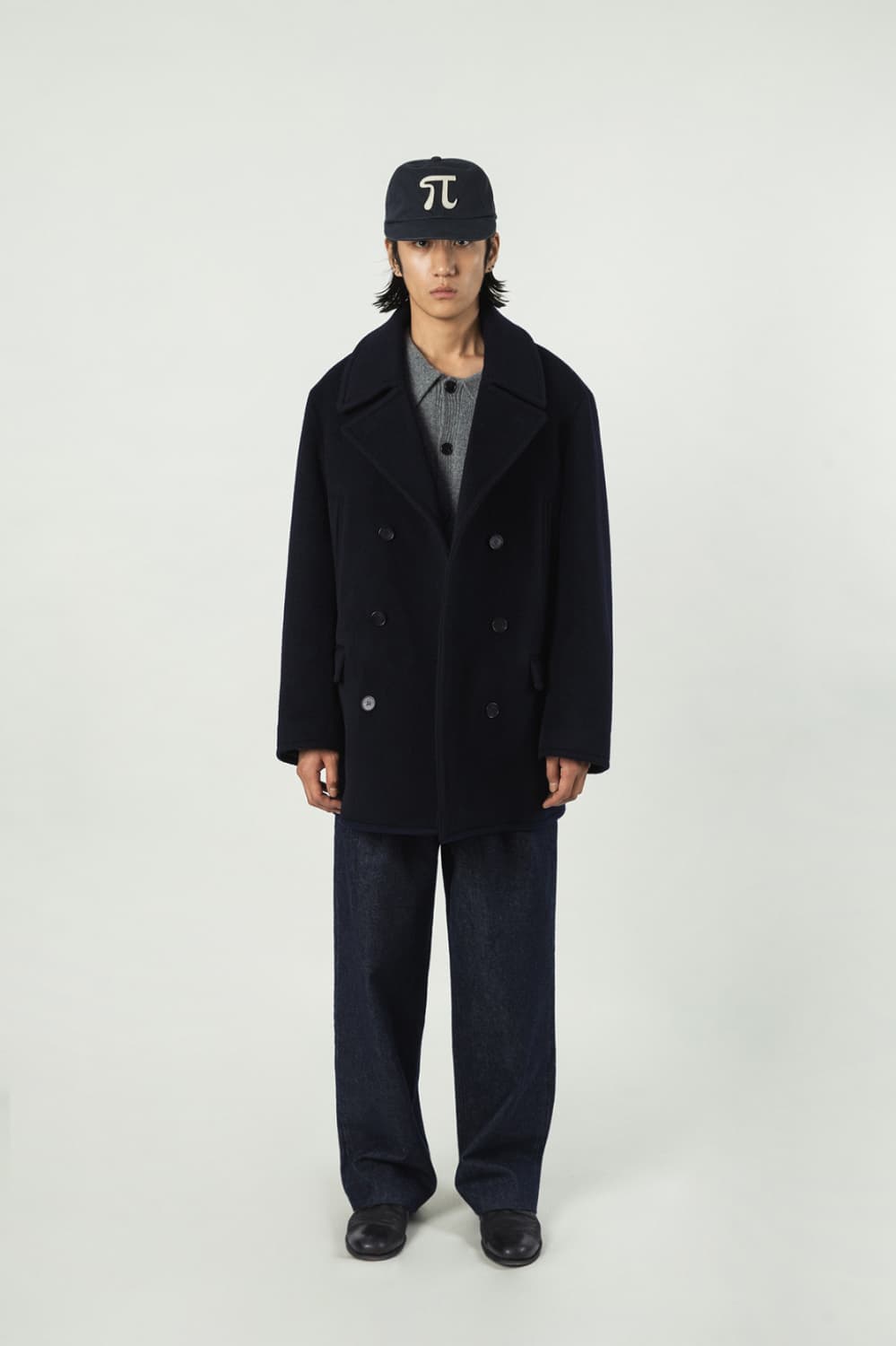 [M]셔터 피코트 네이비 상품이미지2