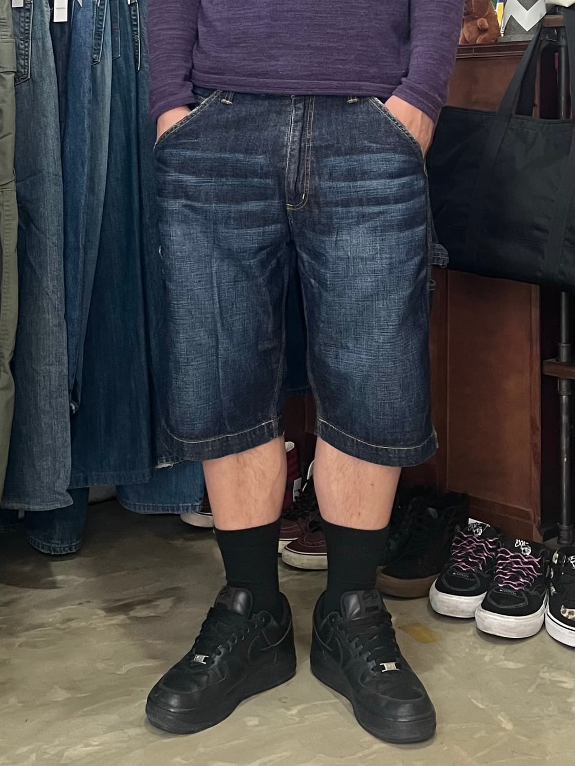 Carhartt 데님 숏팬츠 34 상품이미지2