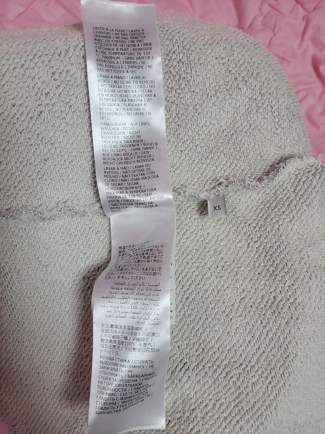 정품)급처상태좋음!구찌 오버핏 남녀공용 웹 로고 후드 티셔츠 상품이미지8