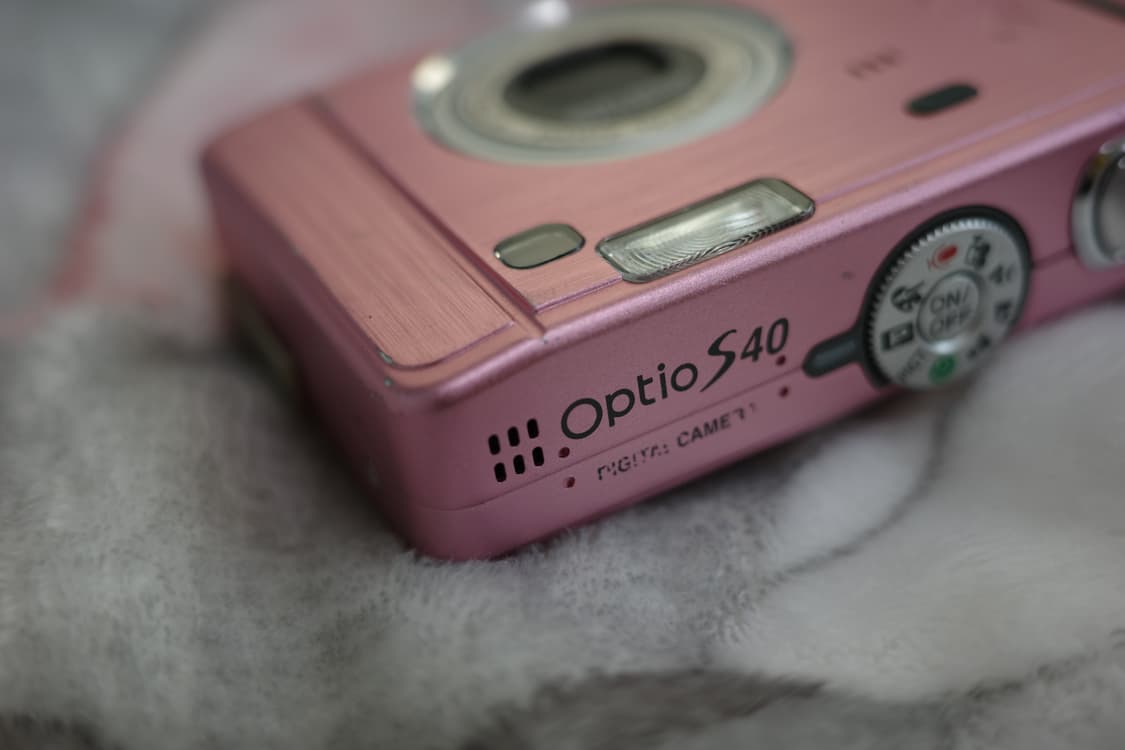 펜탁스 옵티오 S40 Pentax Optio 디카 핑크 상품이미지5