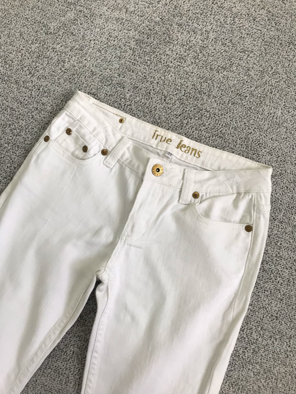 화이트 부츠컷팬츠 상품이미지6