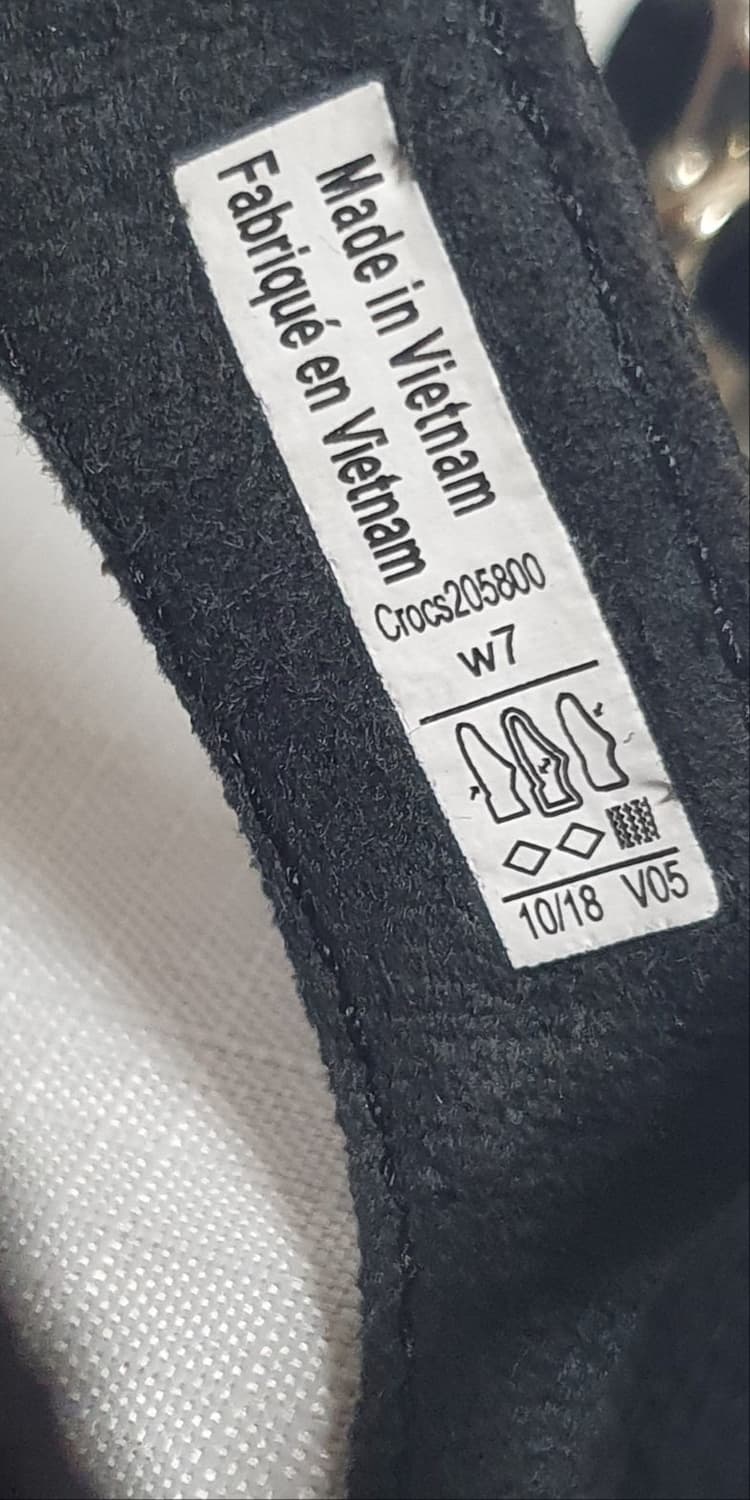 크록스 레이안 앵클 시퀸 웨지 샌들 블랙 240mm 상품이미지9