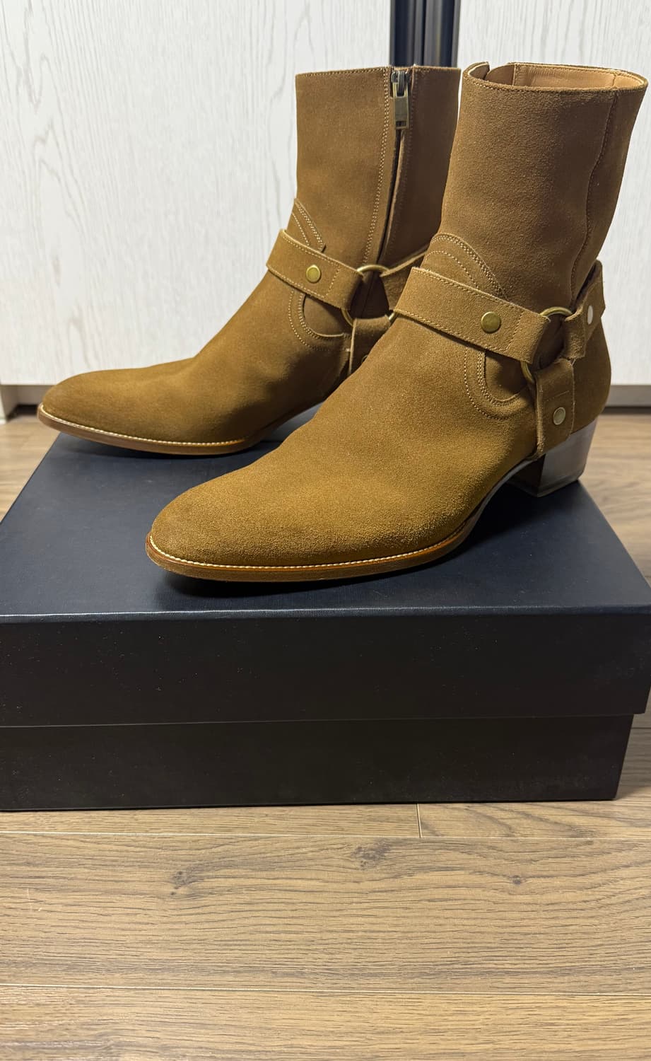 생로랑 와이어트40 하네스 카멜 첼시부츠 44 상품이미지4