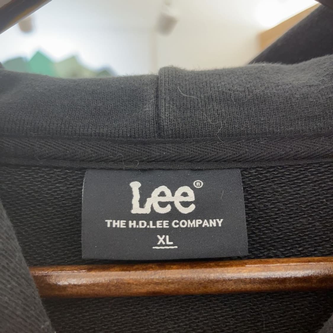 LEE 리 레트로 스트릿 펑크 스펠자수 후드티 XL C09571 상품이미지5