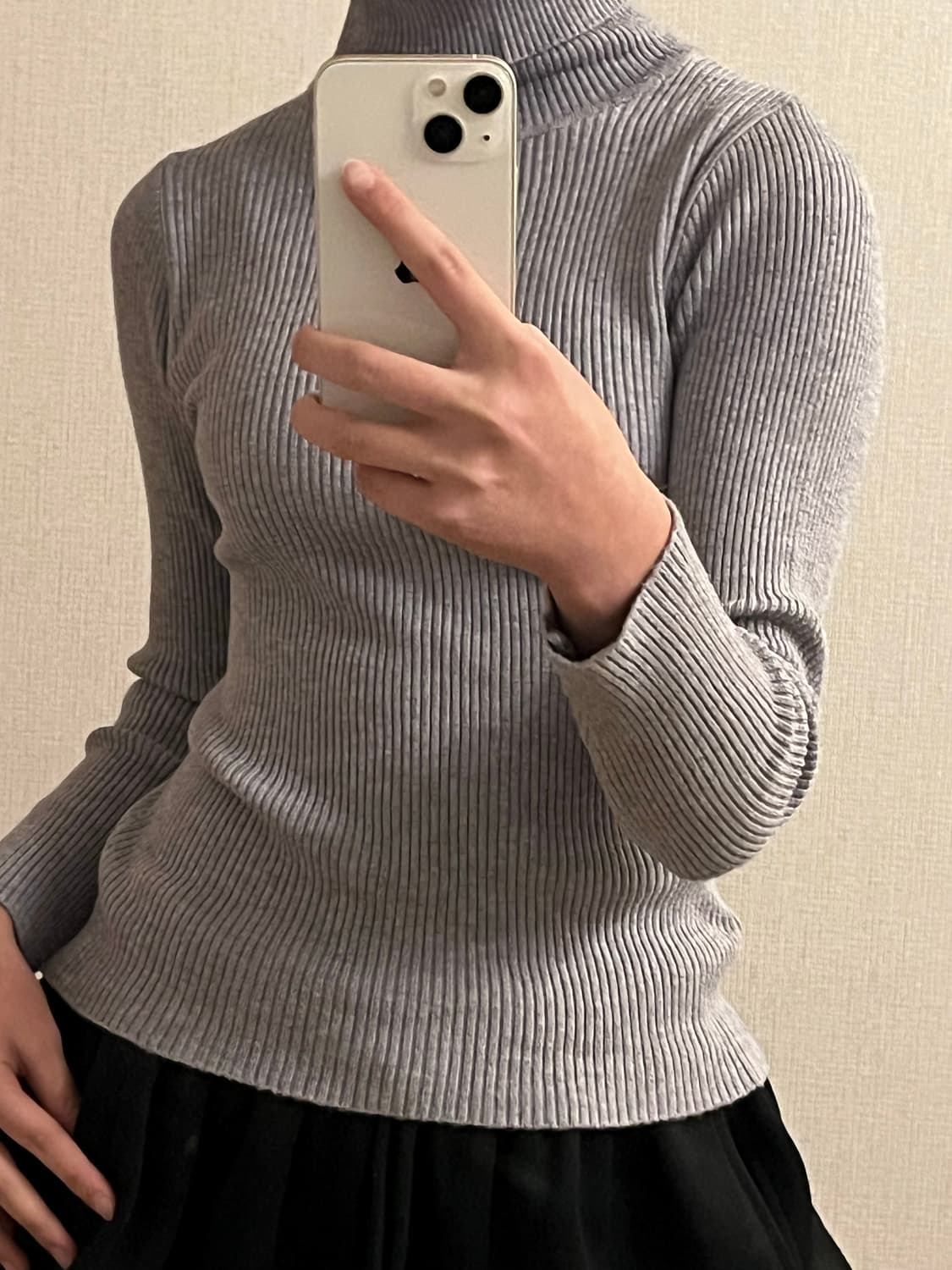 그레이 목폴라 상품이미지1