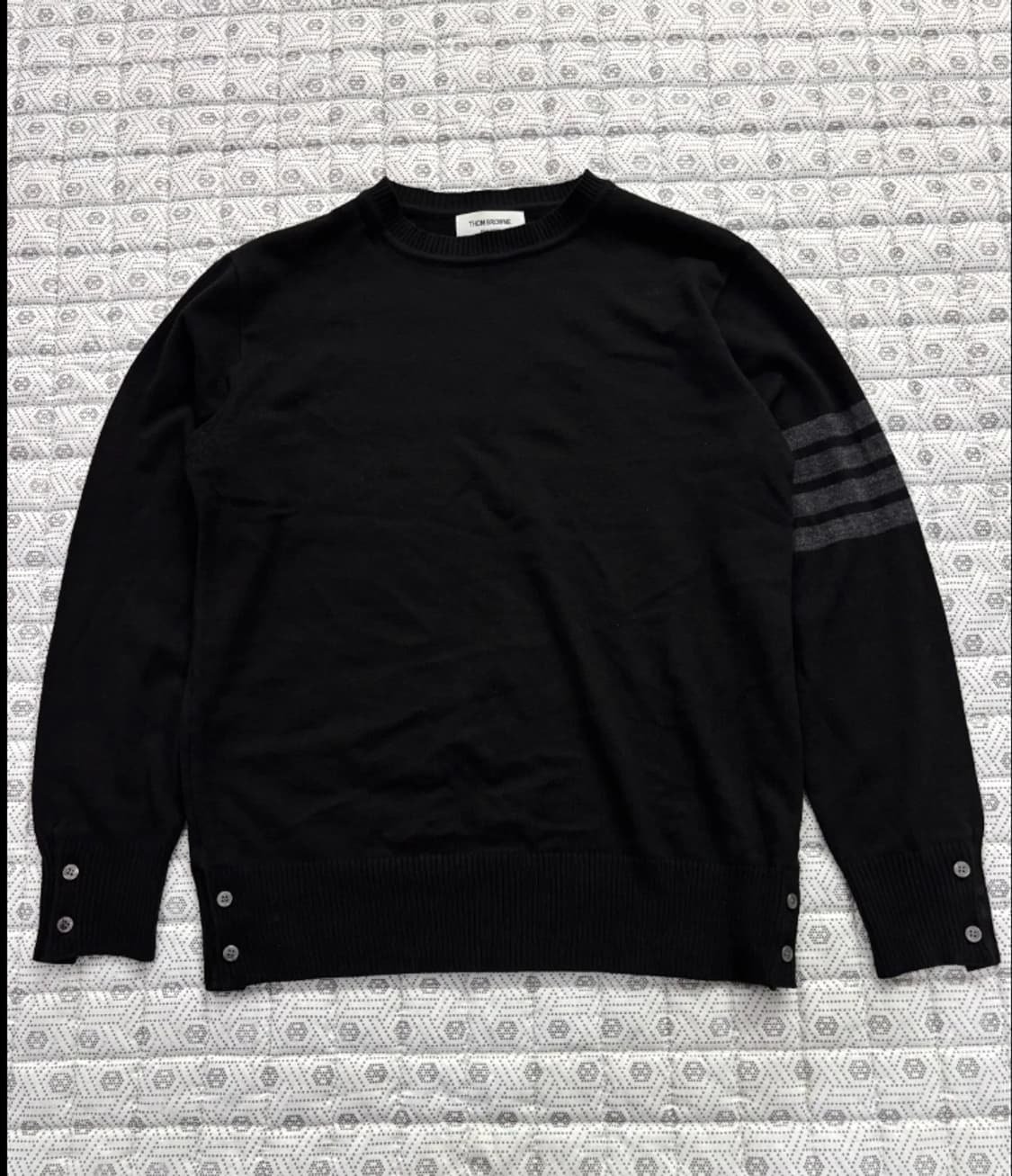 톰브라운 블랙 니트 100 상품이미지3