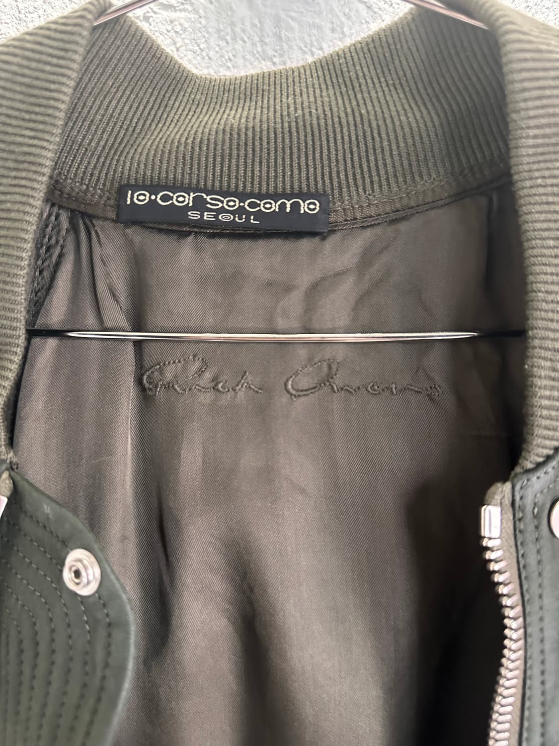 Rick Owens cropped flight bomber jacket 상품이미지9