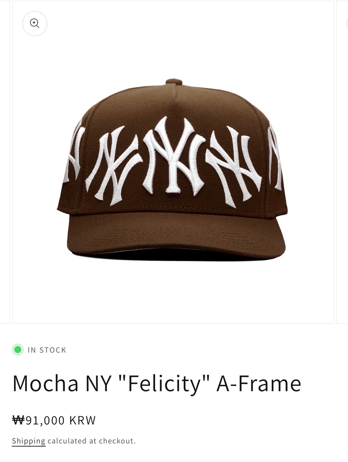 FELICITY WORLDWIDE 뉴욕 양키스 스냅백 모자 상품이미지10