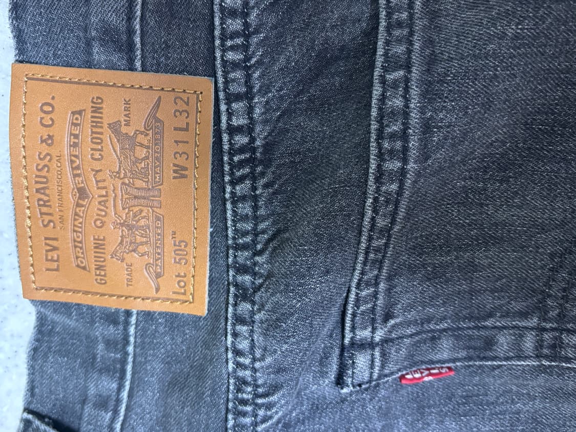 리바이스 505 셀비지 바살트 락 상품이미지3