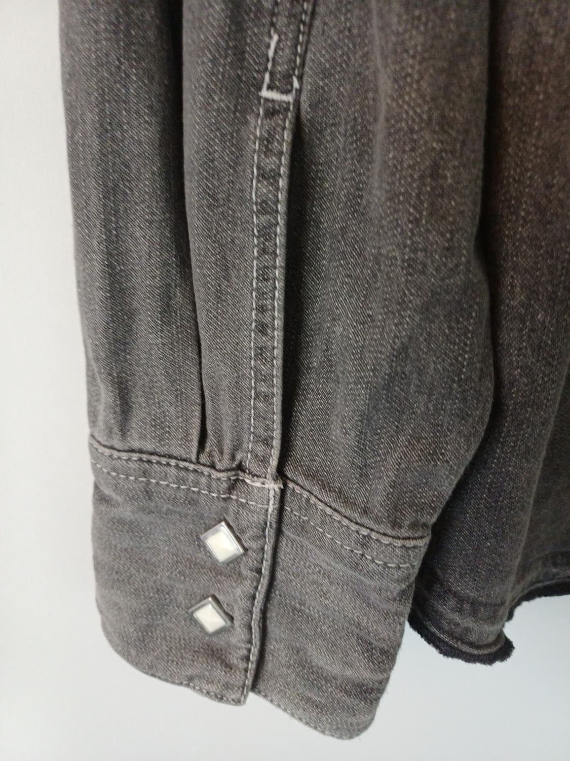 Lucky Store 웨스턴 데님셔츠 (L) 일본빈티지 상품이미지3