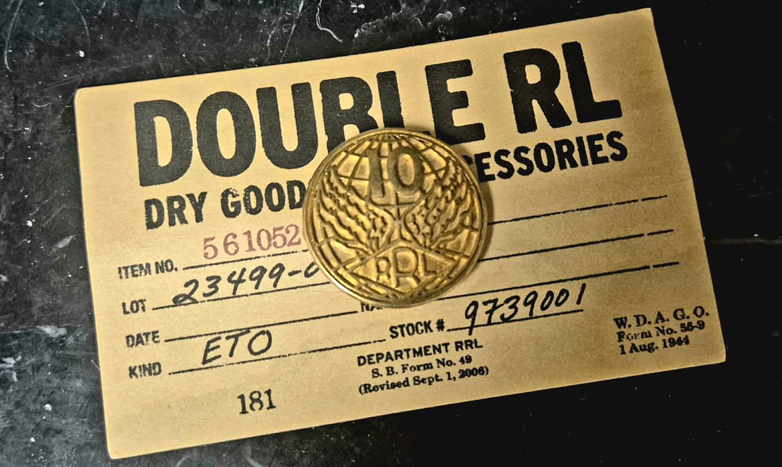 RRL 더블알엘 오모테산도 10주년 브로치 뱃지 핀 상품이미지1