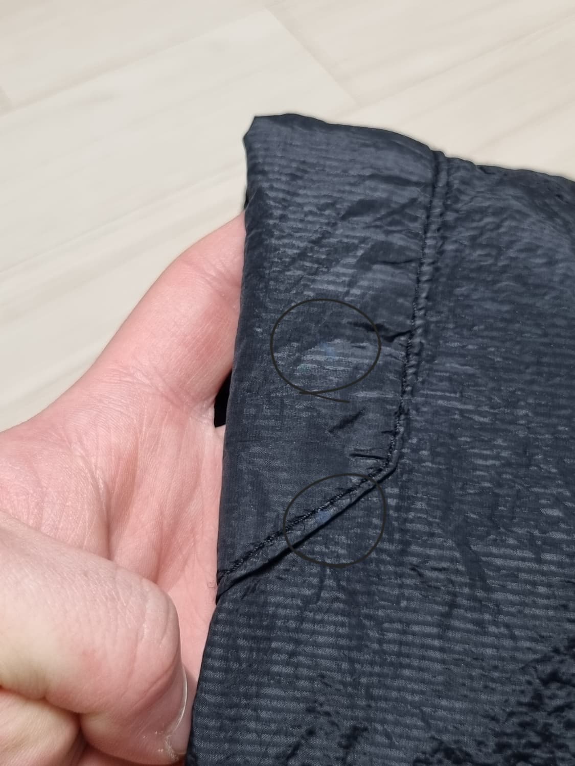 스톤아일랜드 시어서커 나일론 팬츠 상품이미지7