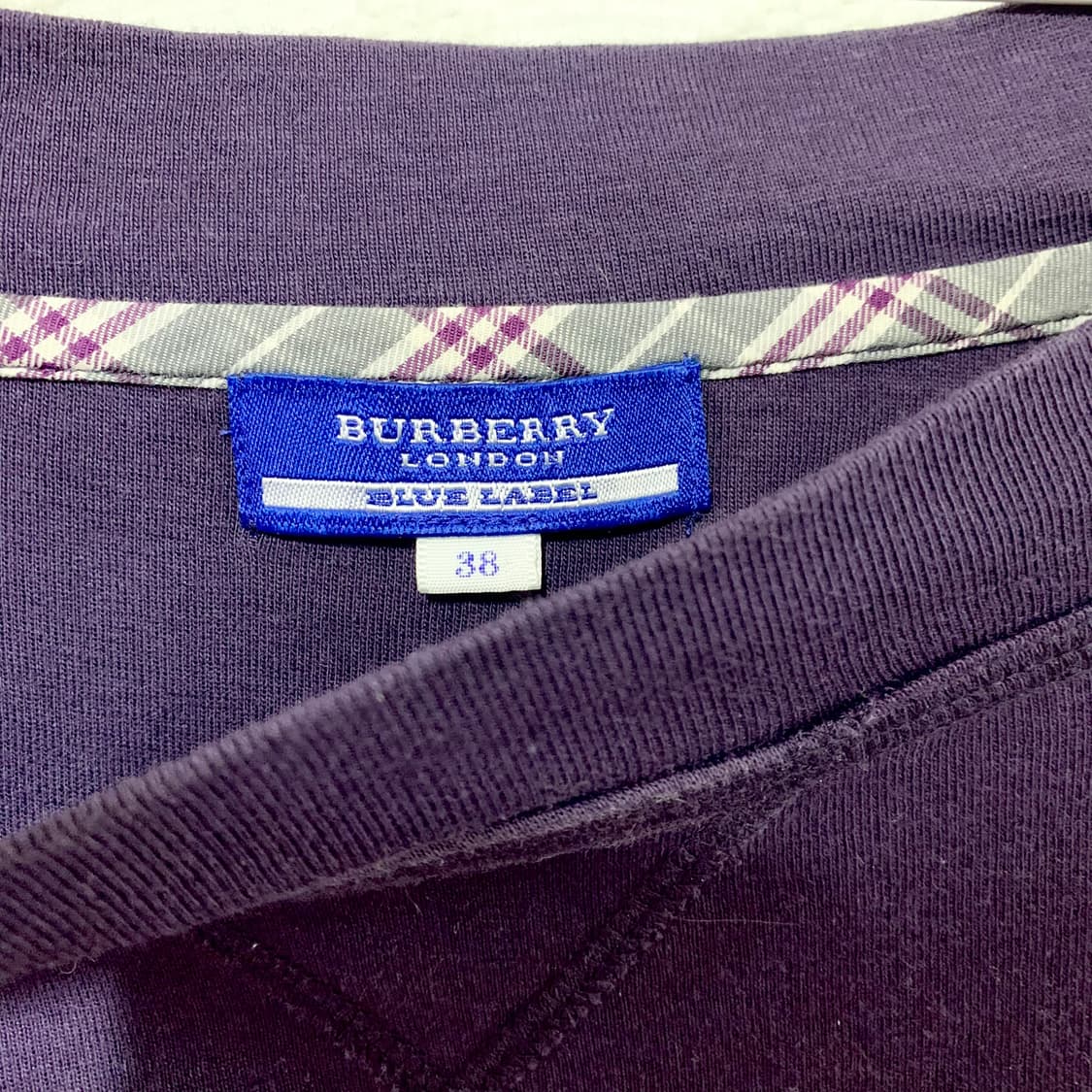 버버리 퍼플 반소매 티셔츠 상품이미지7