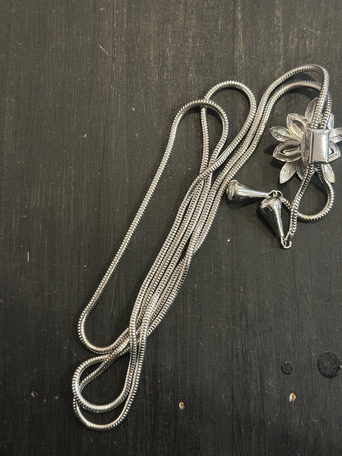 Vintage pearl bolo tie🫧 상품이미지3