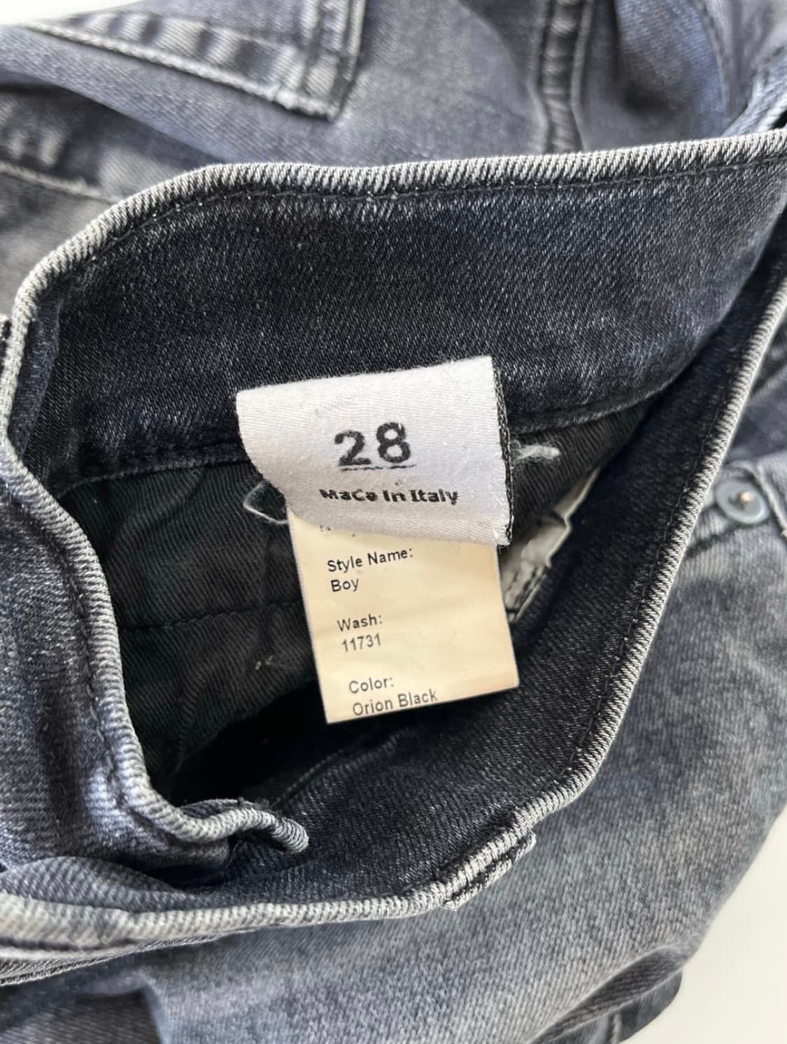 R13 BOY FIT BLACK PANTS 28 상품이미지4