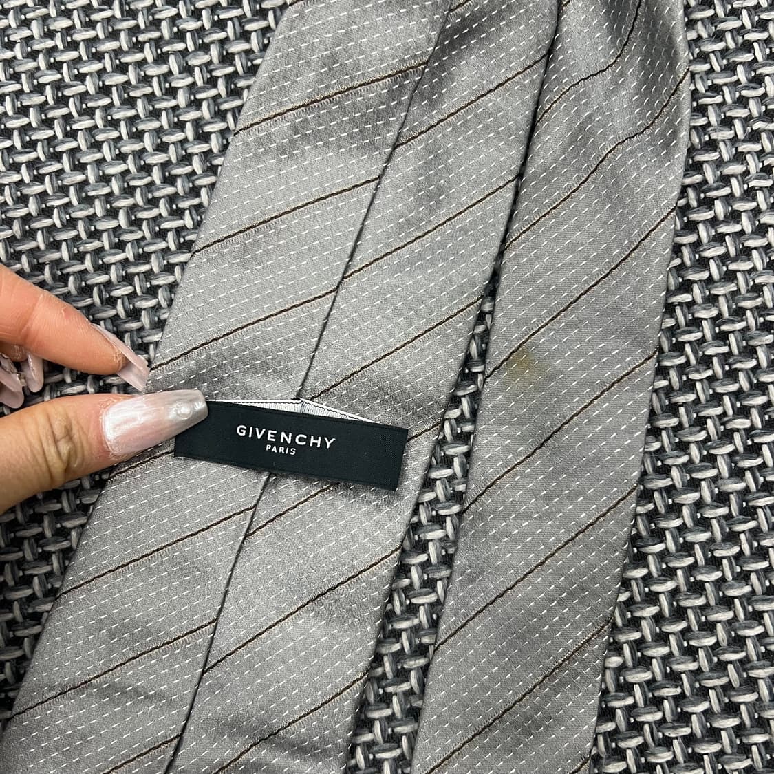 지방시 실크 넥타이 상품이미지2