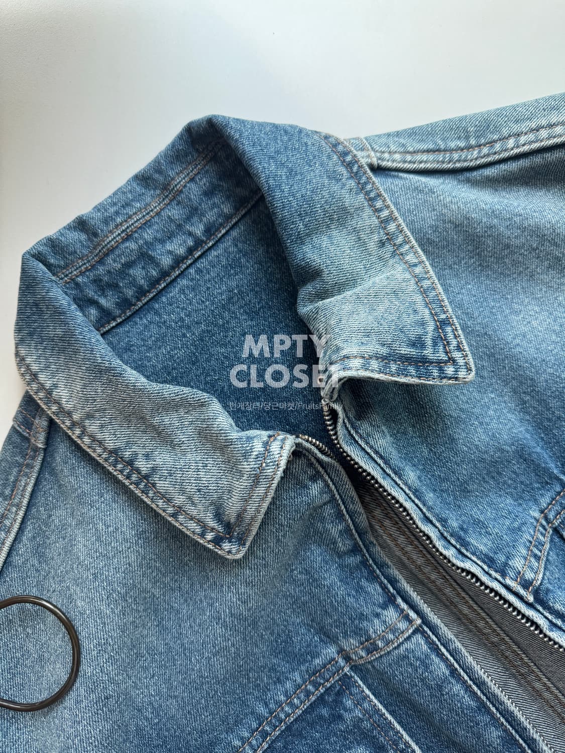[48] 준지 juun.j 더블포켓 집업 데님자켓 상품이미지7