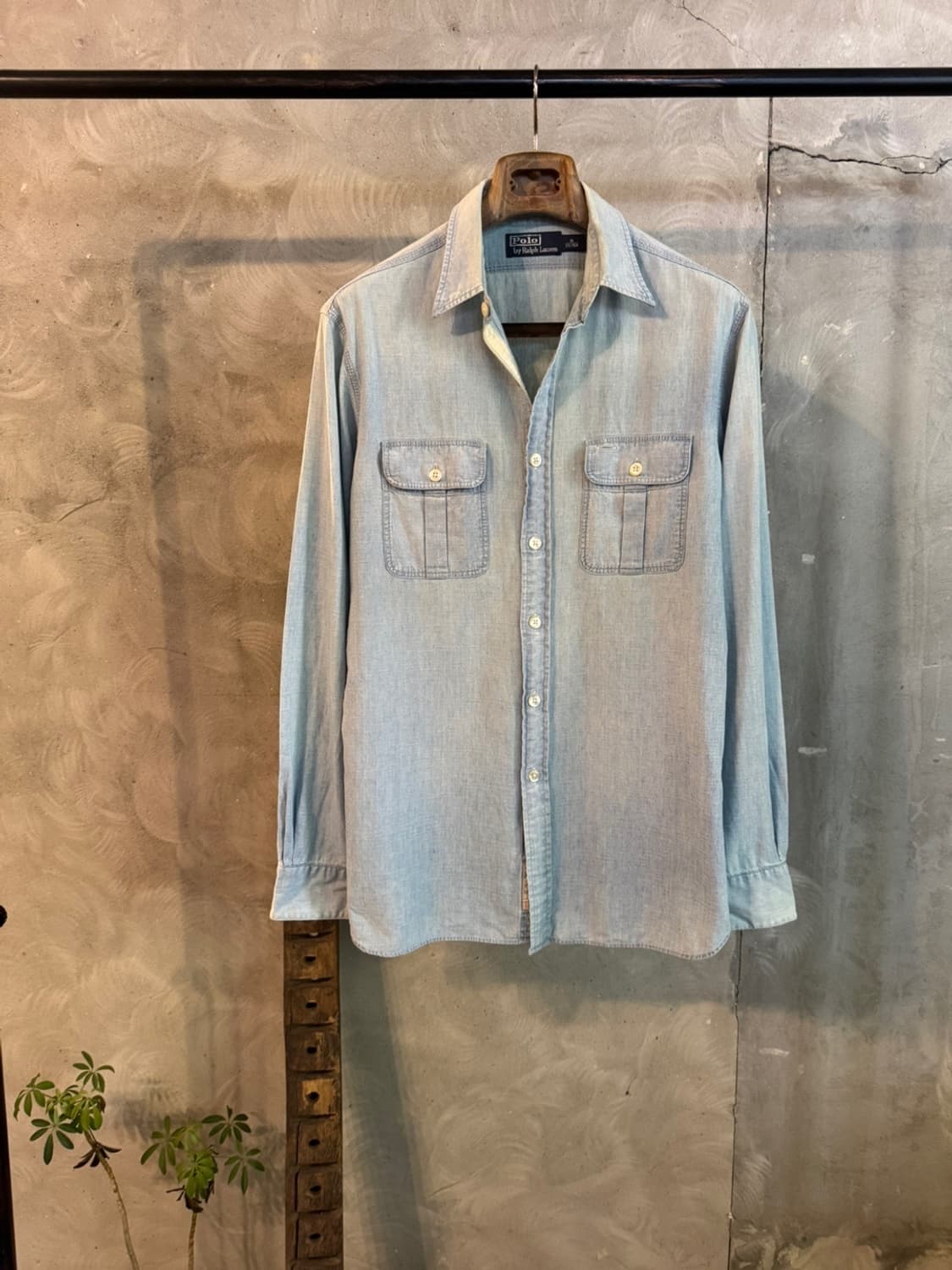 폴로 랄프로렌 샴브레이 셔츠 100 상품이미지1