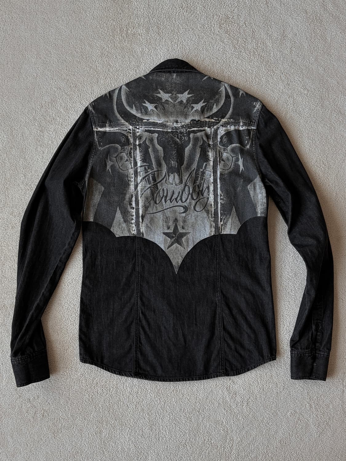 필립플레인 FW14 Marlon Illegal Fight Club 셔츠 상품이미지2