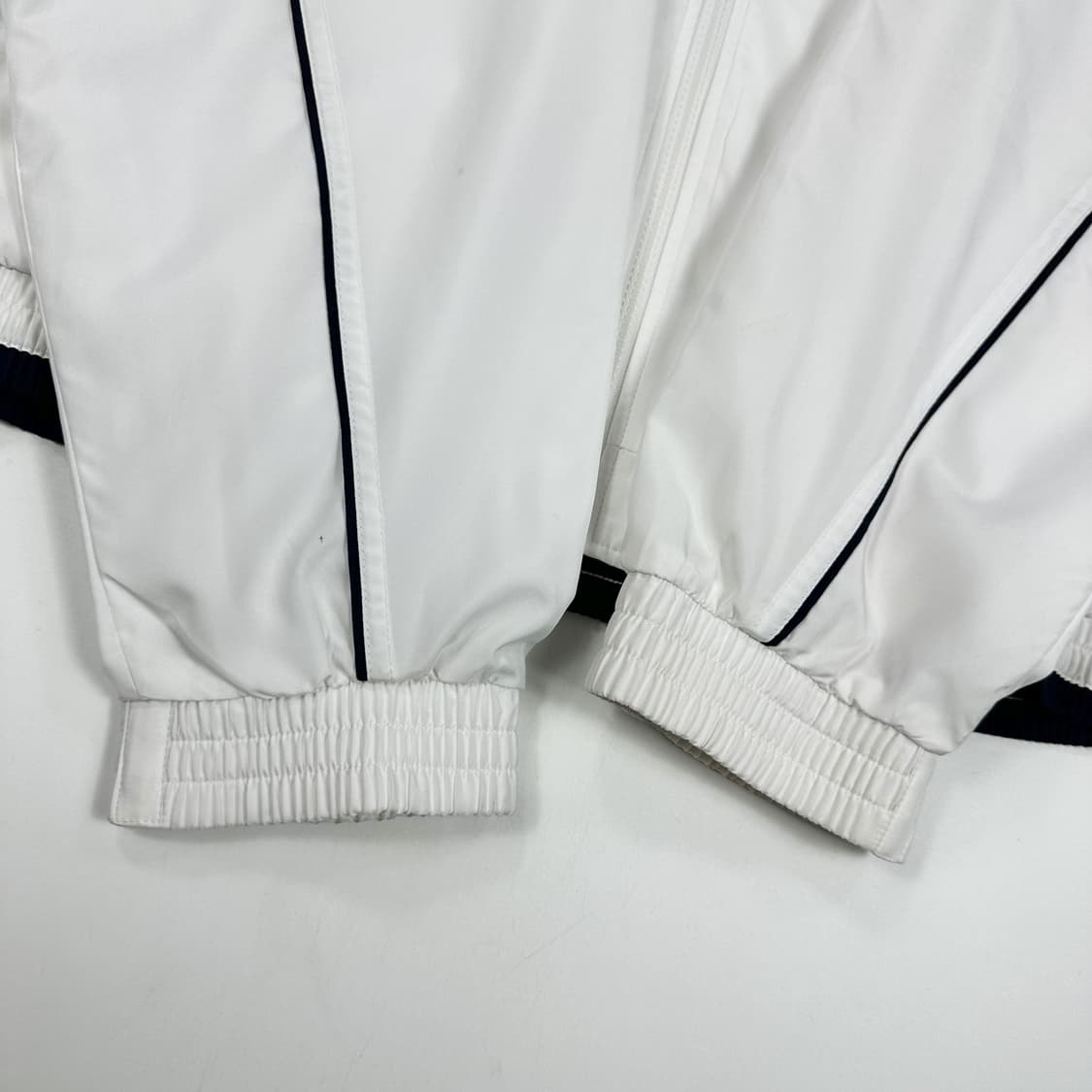 90s 아디다스 올드스쿨 박시핏 바람막이 화이트 2XL 상품이미지5