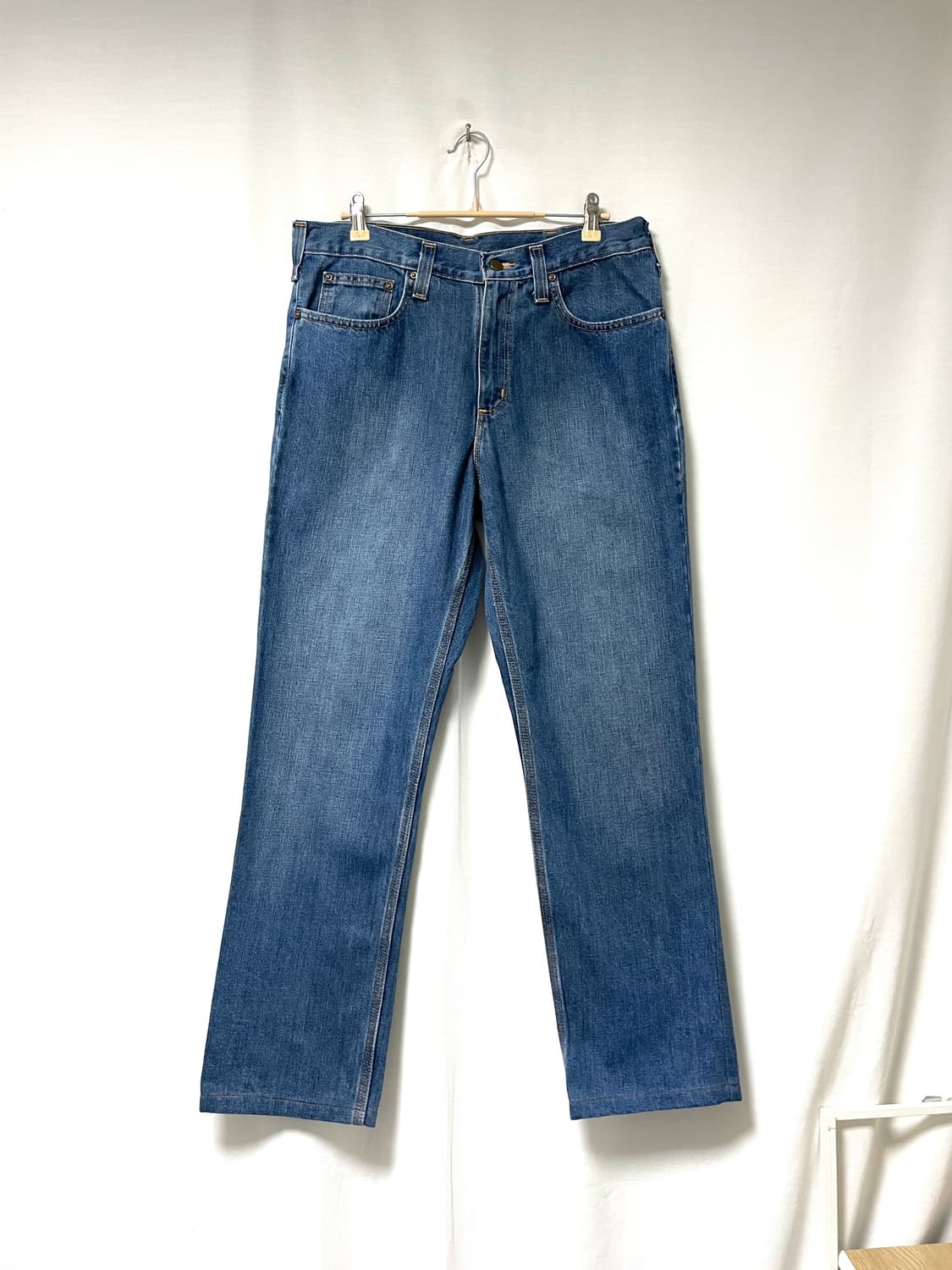 칼하트 릴렉스핏 멕시코산 데님팬츠 청바지 32 _ 중청 상품이미지2