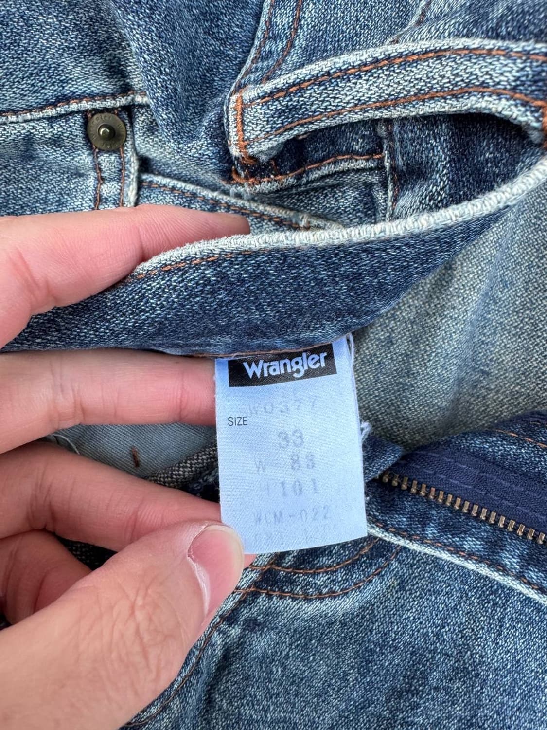 Wrangler boots cut indigo jeans (31) 상품이미지5