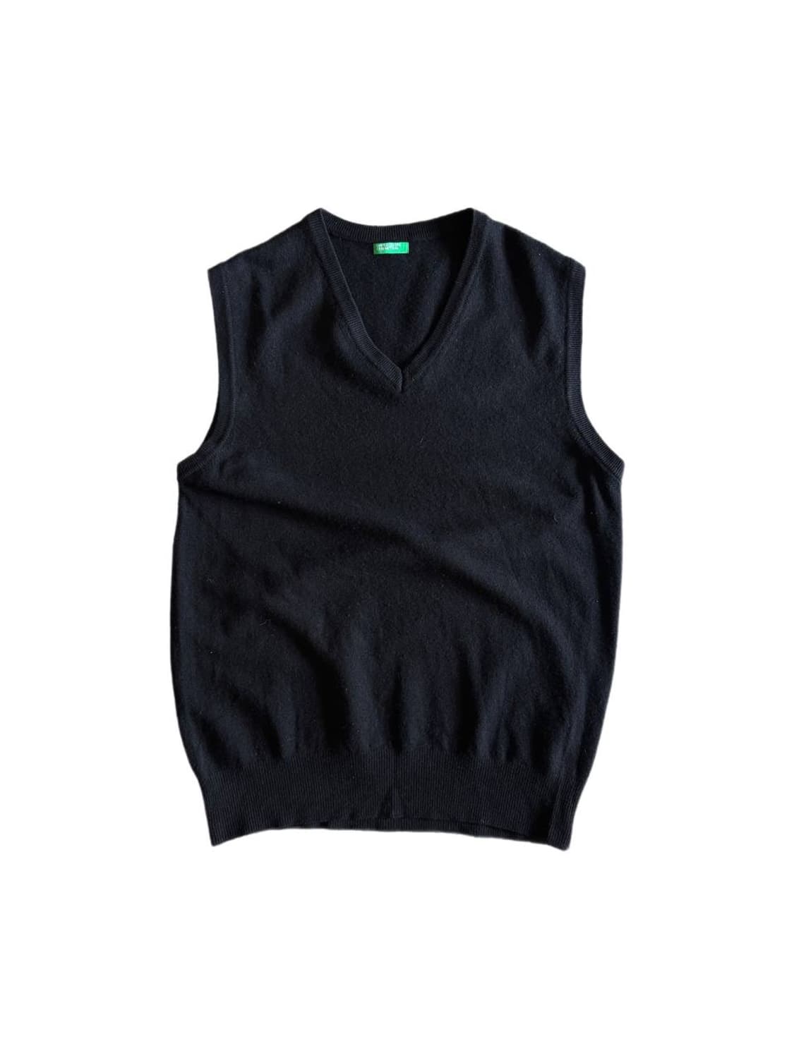 베네통 하이게이지 베스트 bk 상품이미지1