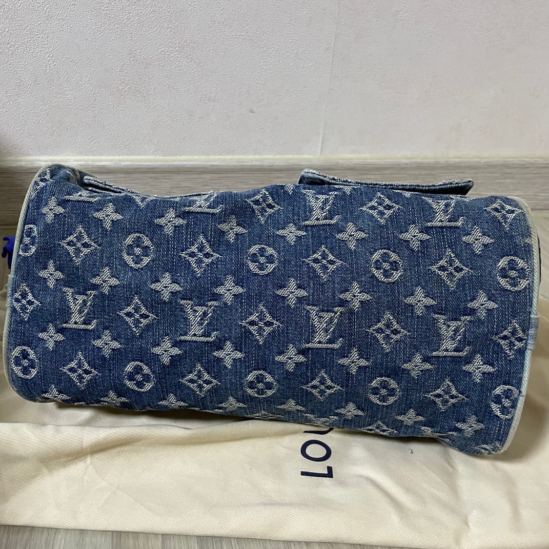 루이비통 네오 스피디 토트백 30 데님 한정판 상품이미지5