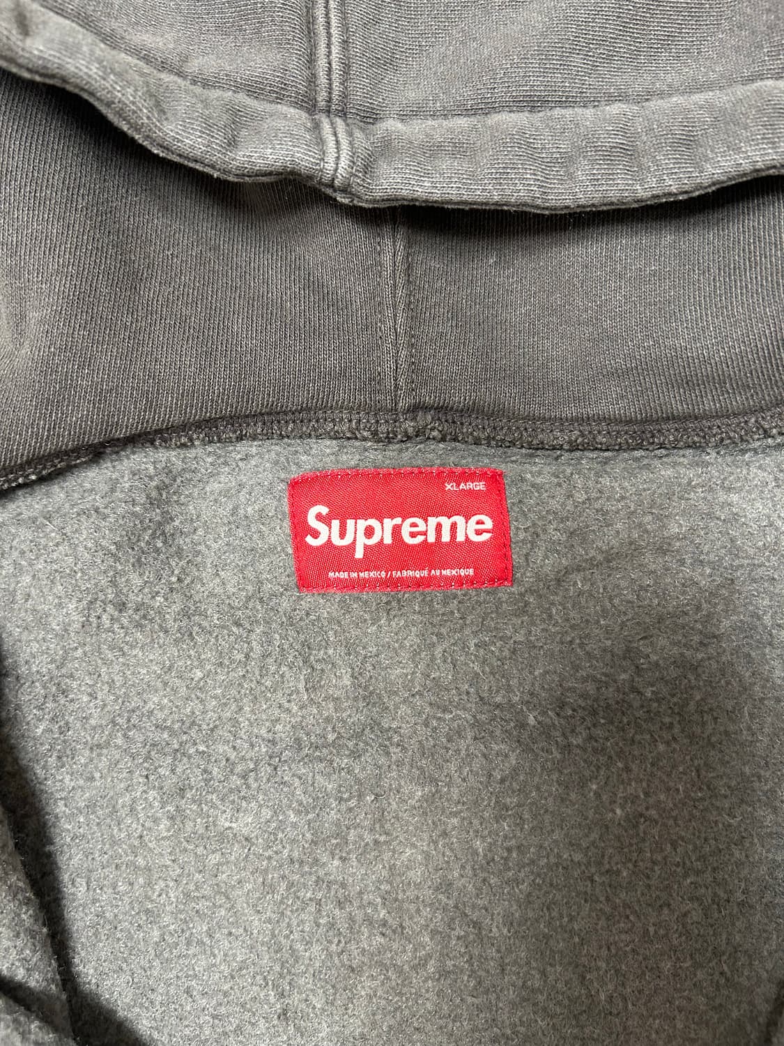 (XL) 슈프림 오버다이드 스몰박스로고 후드집업-24ss 상품이미지6