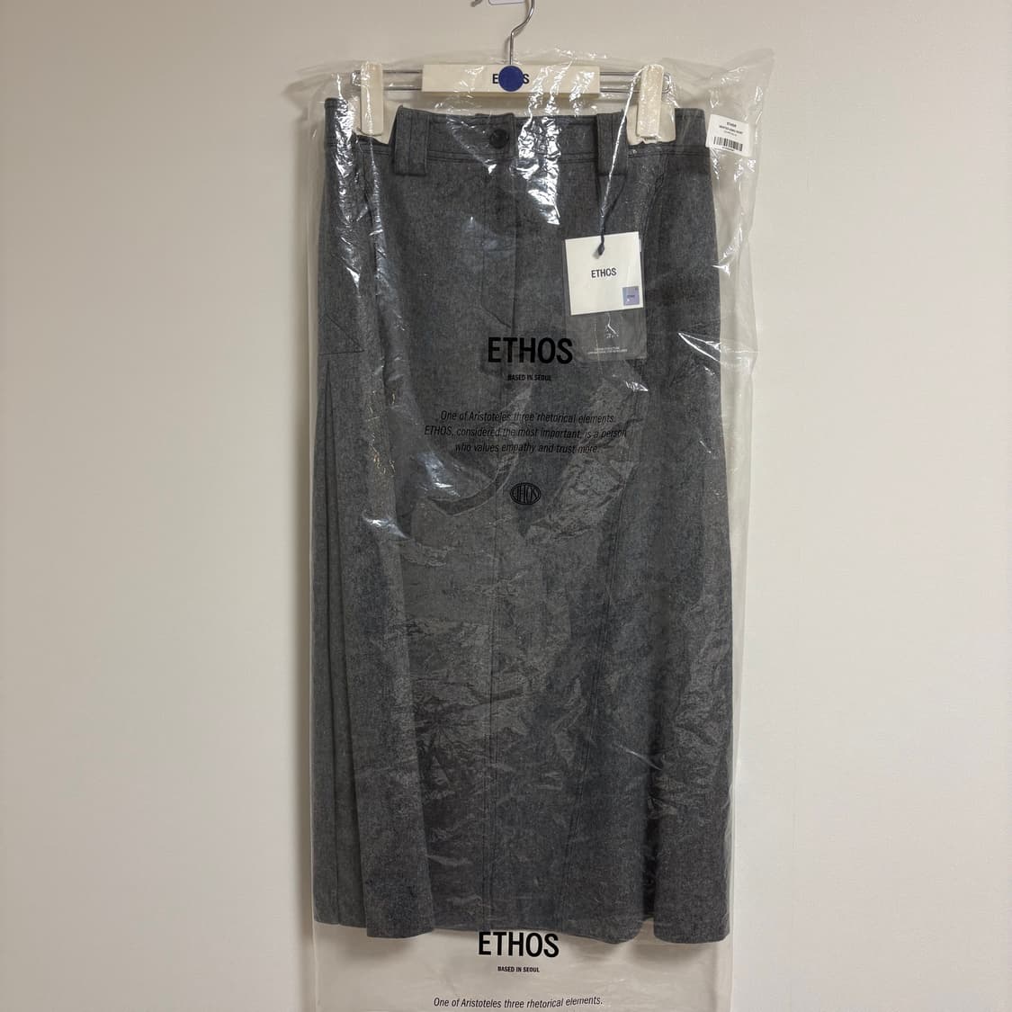 에토스 그레이 스커트 m (새상품) 상품이미지3