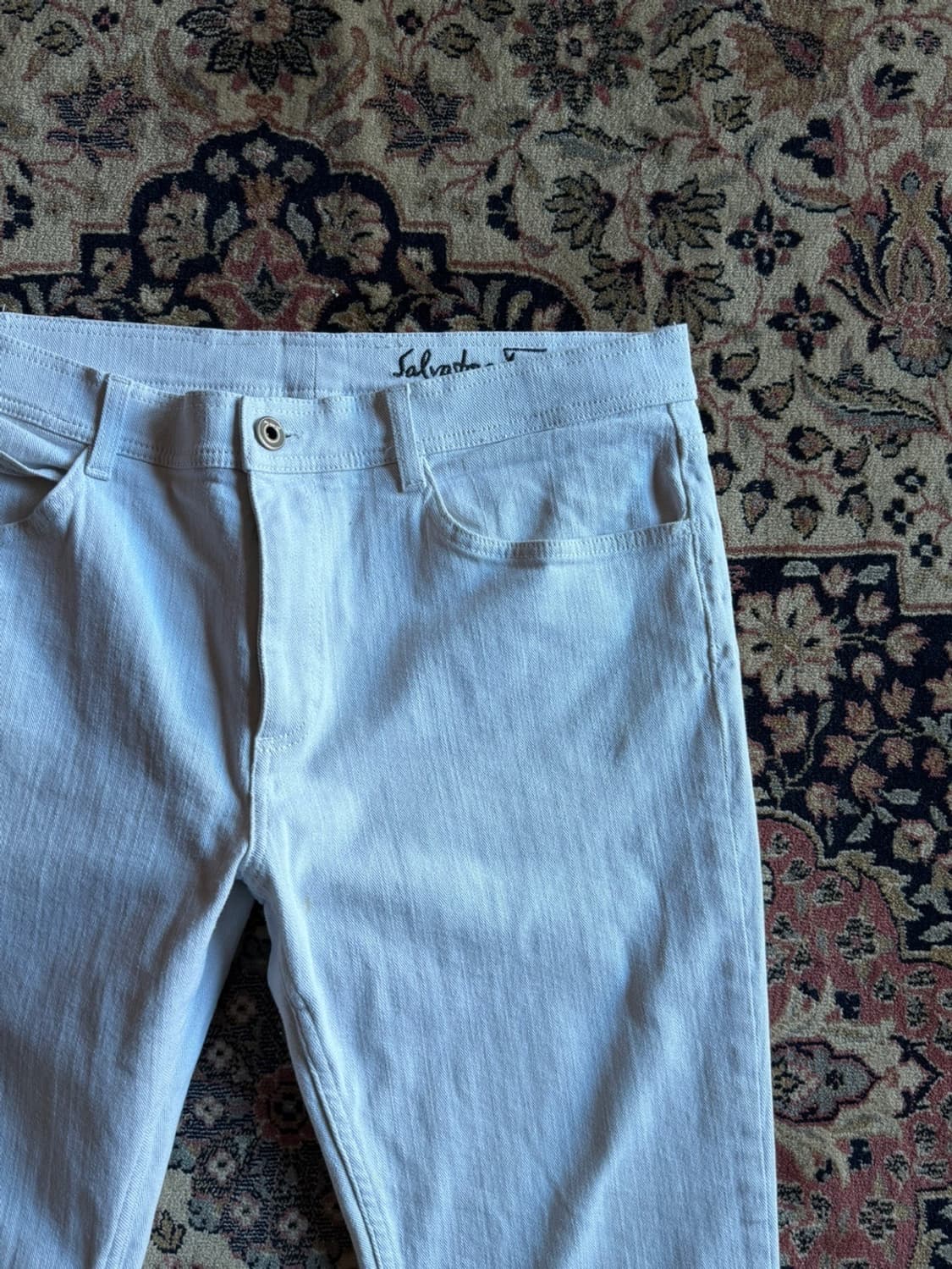 살바토레 페라가모 화이트 데님 87-98 상품이미지3