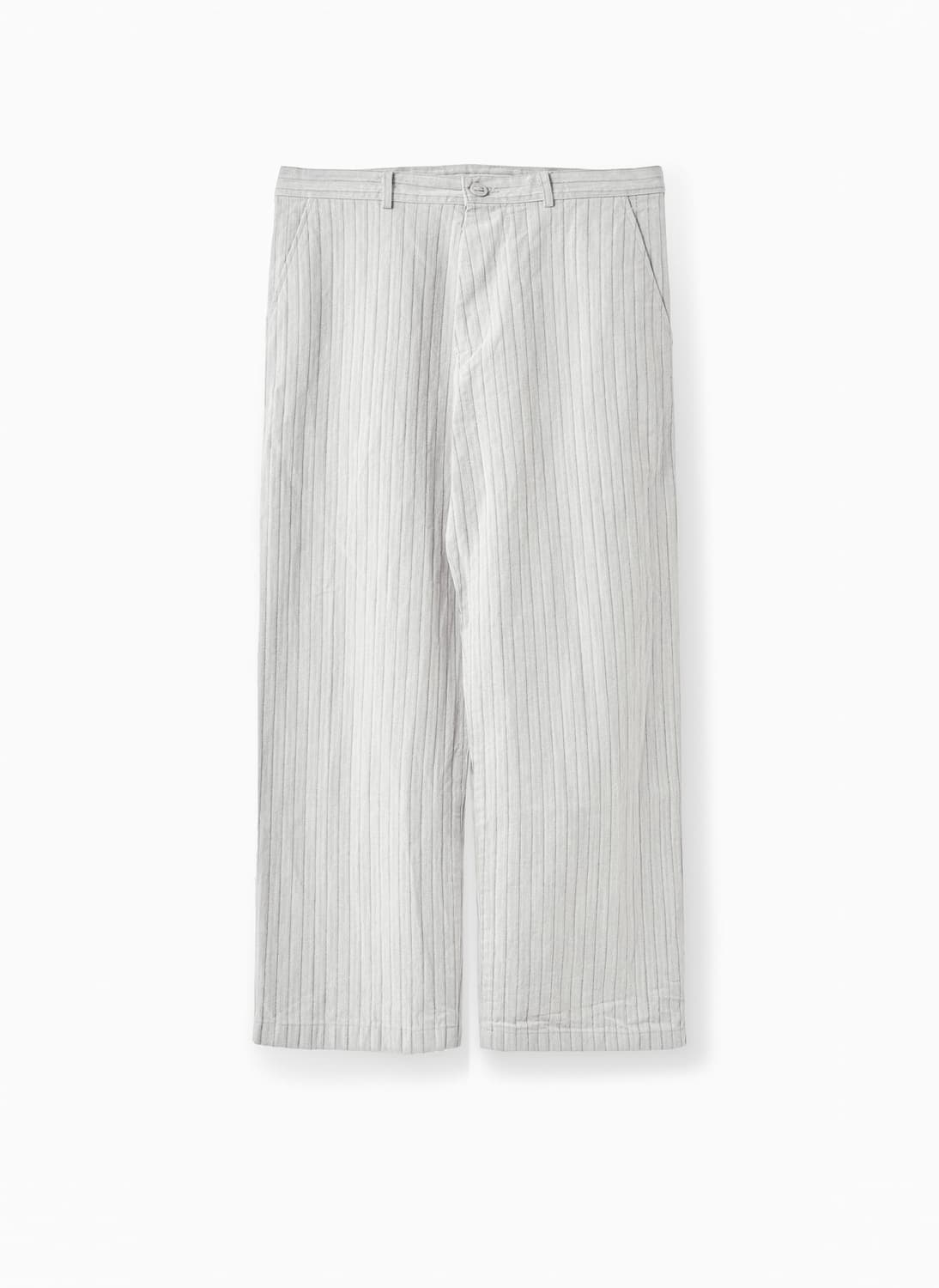 이얼즈어고 Stripe Cotton Mid Straight Pants  상품이미지1