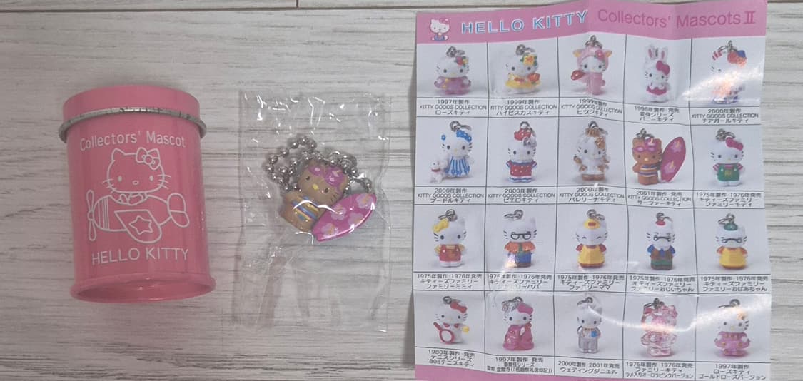 고전 하와이 태닝 키티 서핑 키티스트랩 레어 비즈형 상품이미지1