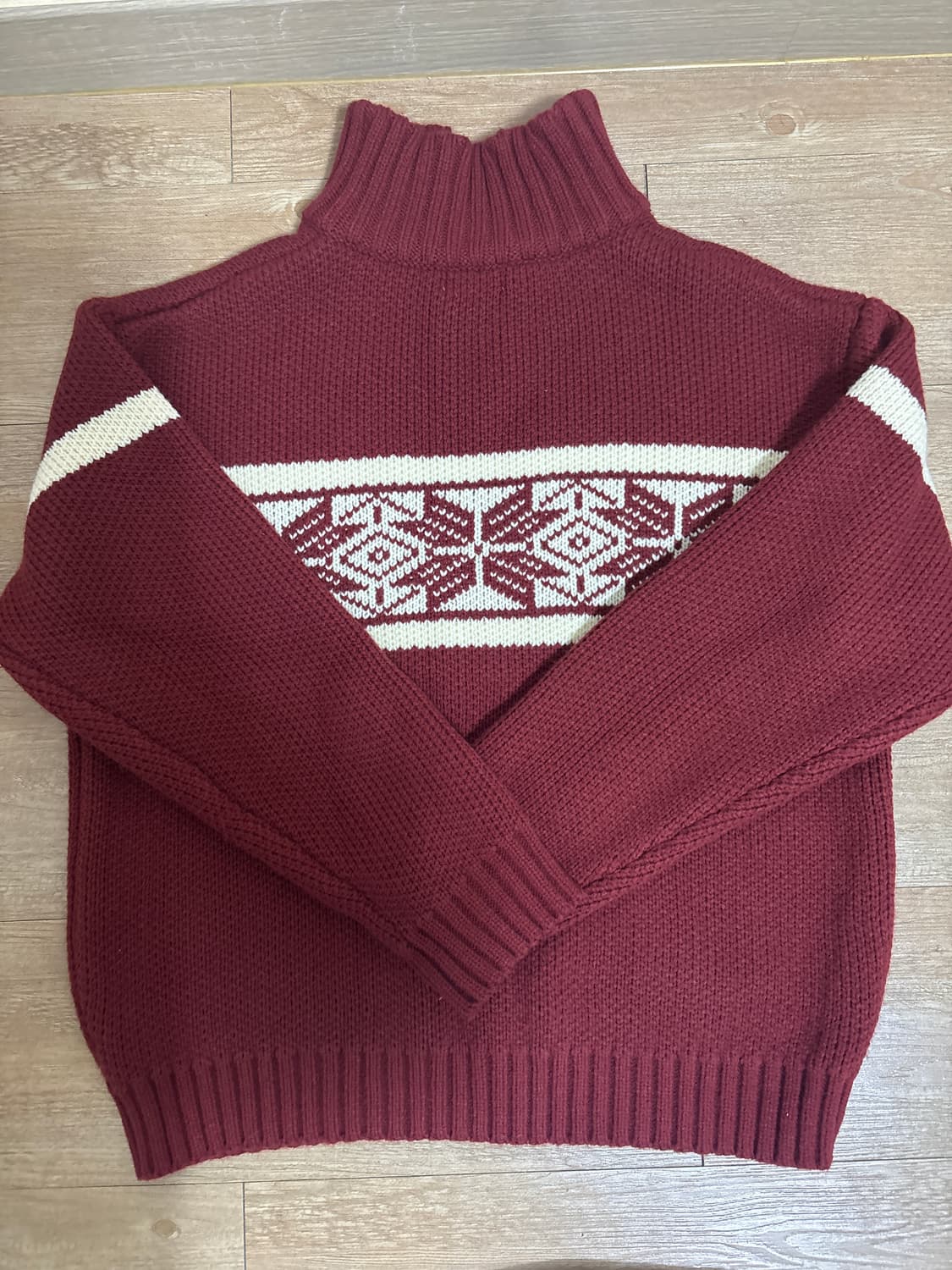 노르딕 니트집업 상품이미지2