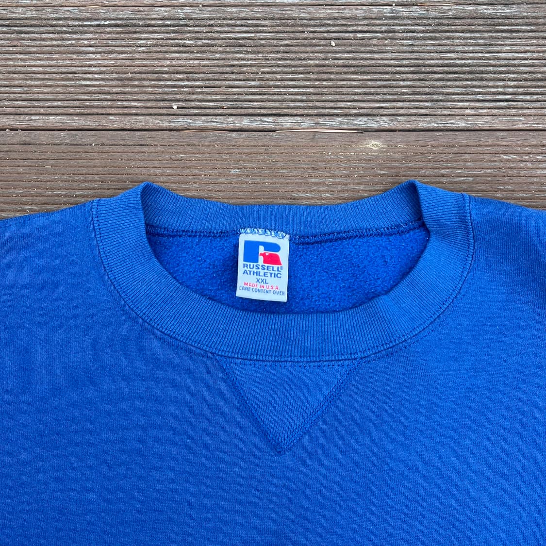 [2XL] 90s 빈티지 러셀 스웻셔츠 맨투맨 블루 상품이미지2