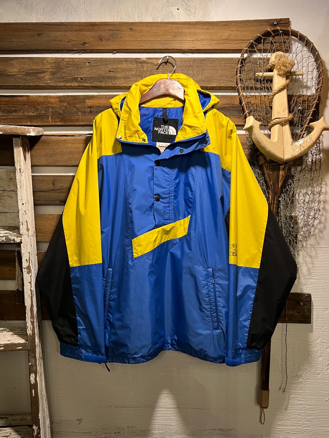 [L]90's 노스페이스 USA Made 멀티컬러 고어텍스 아노락 자켓 상품이미지1