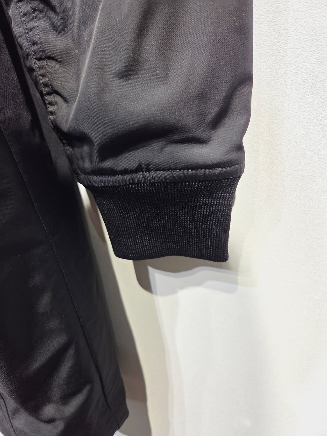 CK 캘빈클라인 블랙 후드 롱 패딩_S 상품이미지5