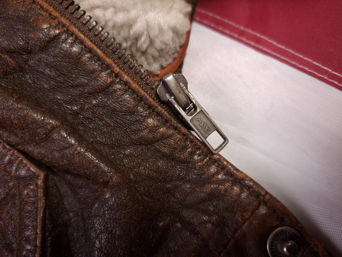 90's 일본판 미공군 A-2 리얼레더 항공자켓 상품이미지5