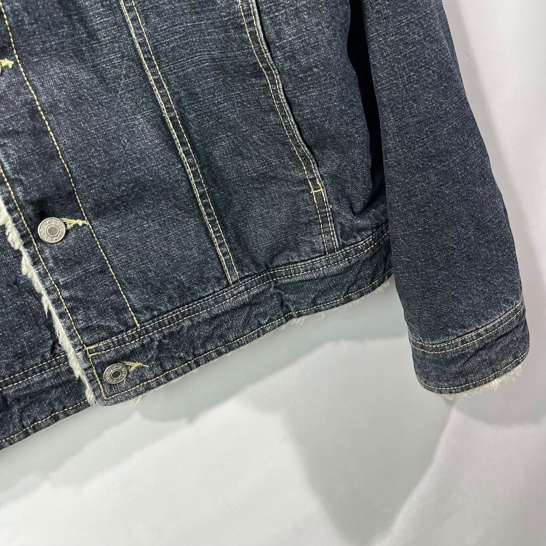 [Evisu] 에비수 로고 쉐르파 데님자켓 상품이미지4