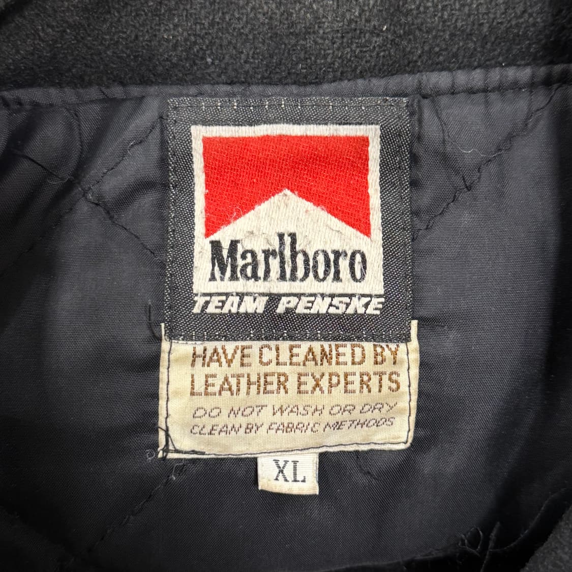 빈티지 90s Marlboro Team Penske 말보로 레더 자켓 상품이미지6