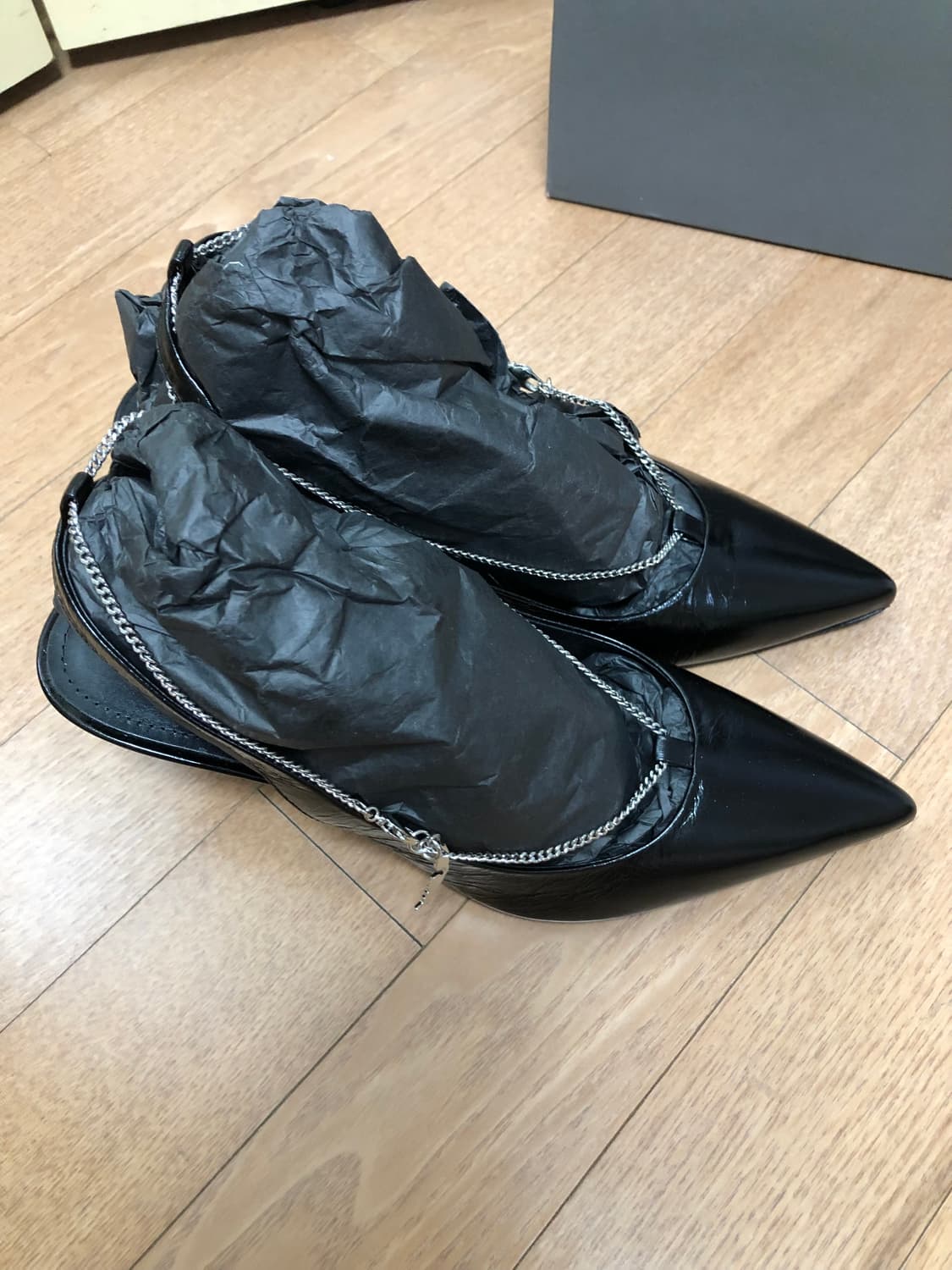 ZADIG&VOLTAIRE 블랙 체인 힐 (38) 쟈딕앤볼테르 상품이미지4