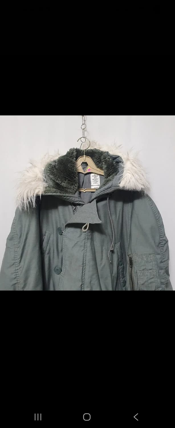 E283 미공군  N-3B 남성 패딩 L 상품이미지1